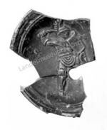 Mainz-Weisenau, Öllämpchen mit Darstellung eines Gladiators.